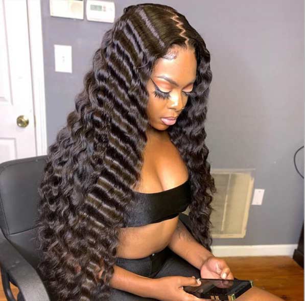 ModernsQueen deep wave wig